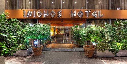 Iniohos Hotel Atenas Exterior foto
